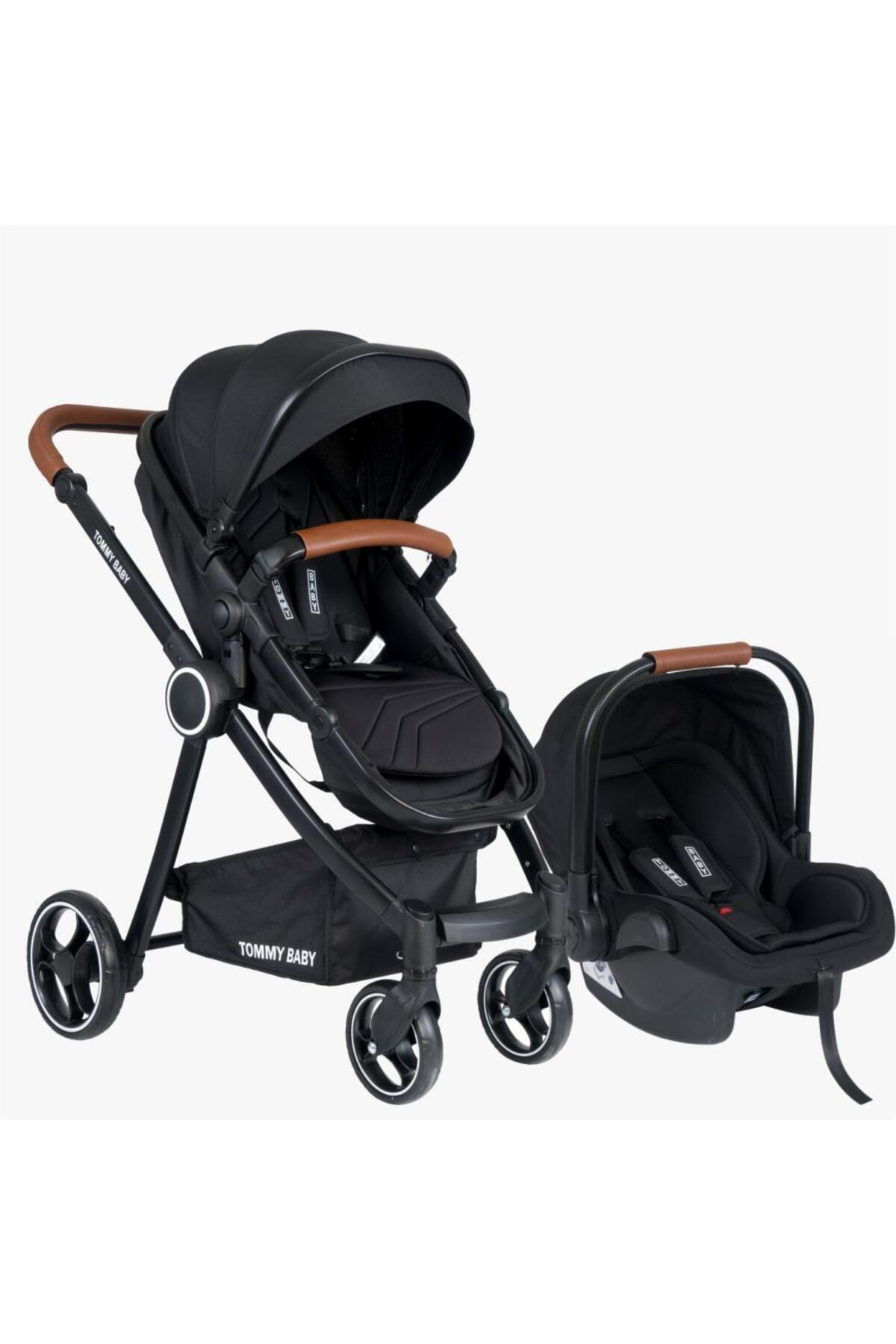 Tommybaby Toranto Black Vip Travel Sistem Bebek Arabası Puset