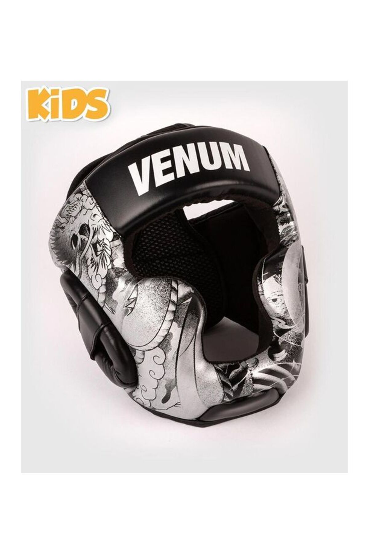 کلاه محافظ بوکس سفید Headgear YKZ21 Kids سیاه Venum