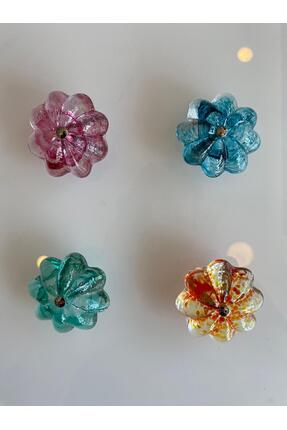 Vista Doro Dsy Model – Yeşil Cam Papatya Şekilli Düğme Kulp