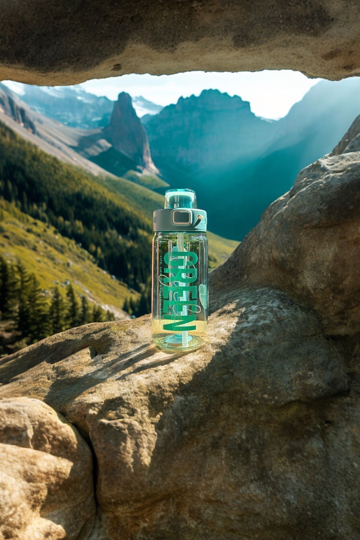 YDGR-750 ml Tritan BPA-Free Bottle - With and Without Straw, Eco-Friendly and Practical Use 4