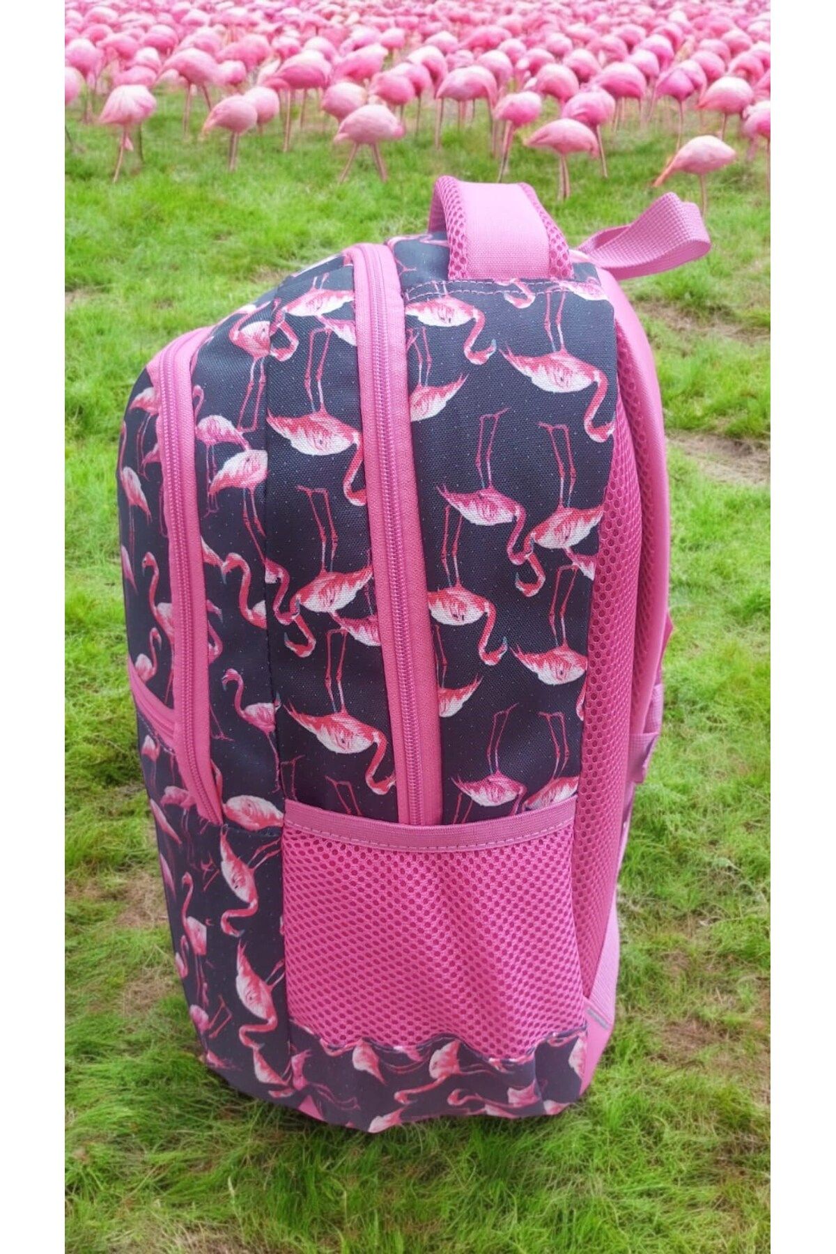 کیف مدرسه زنانه و تغذیه ای FLAMINGO GENC DIJITAL BASKI