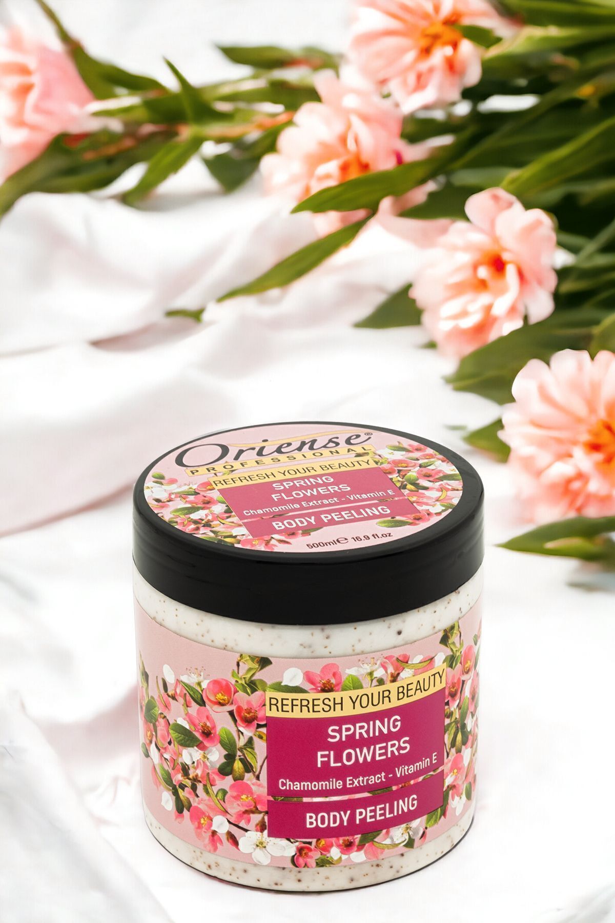 Bahar Çiçekleri, Papatya Özlü Vücut Peelingi, Nazik Ferahlık ve Pürüzsüz Nemlendirme, 500ml — ORS-BDYPLNG-02 — تصویر 7 از 8