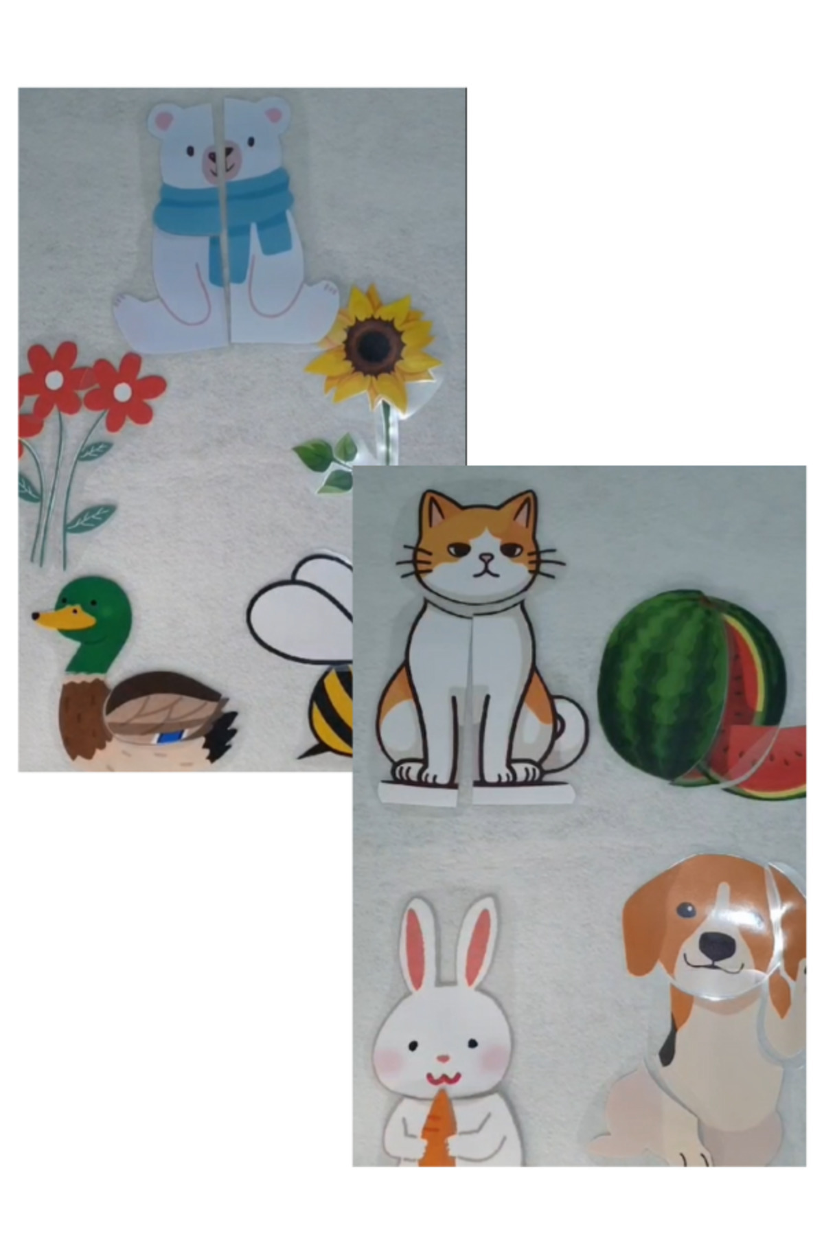 Ada Montessori 18 Adet Pvcli Küçük Yaş Puzzle fotoğrafı 3 (önizleme)