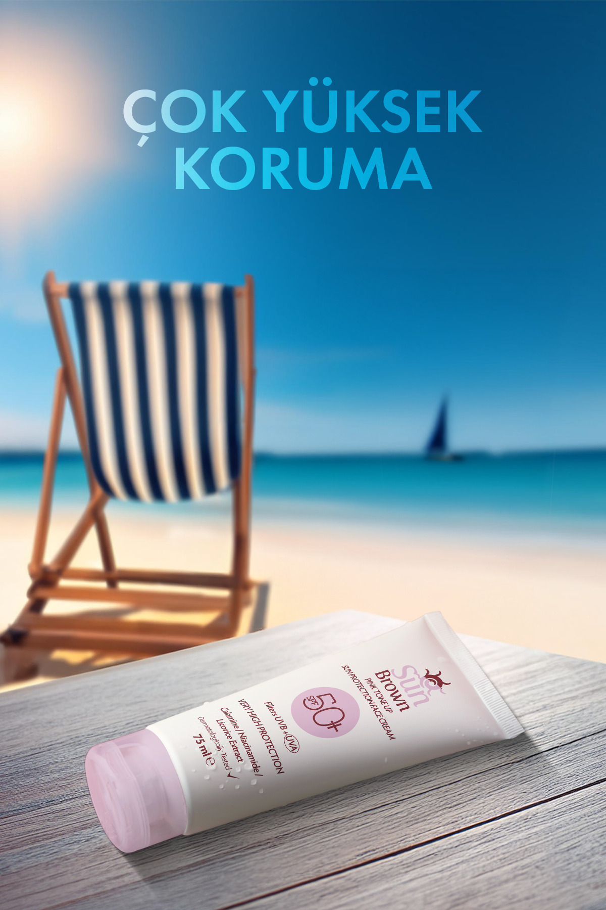 ضد آفتاب صورت   Sun Brown | 8.69787E+12 اورجینال - تصویر 3