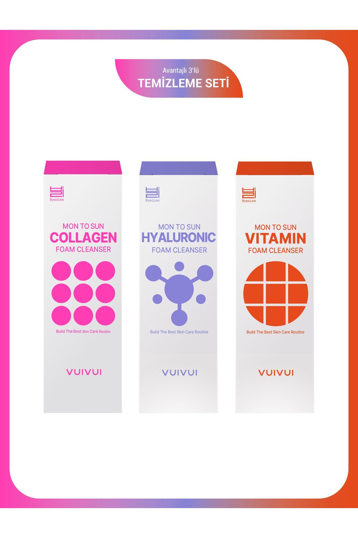 Vita10 Kolajen Hyralüronik Foam Cleanser Kore Üretimi Yüz Temizleyici 3'lü Avantaj Set — thebestcleansing — تصویر 3 از 3