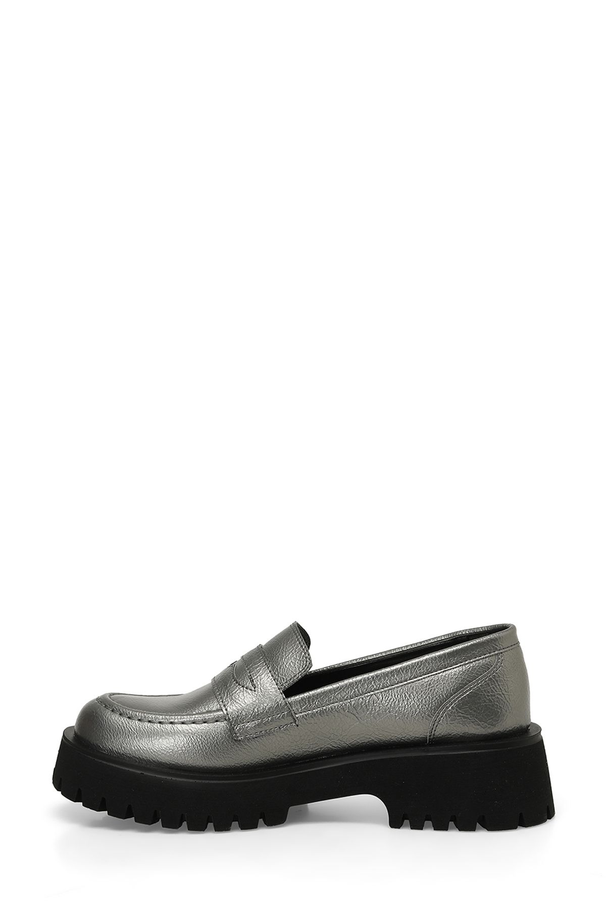 Butigo-24K-552 4PR Silberne Damen-Oxford-Schuhe 3
