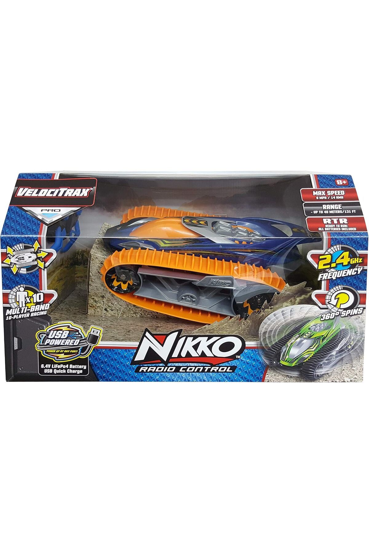 Nikko-R/C VELOCITRAX™, assorted colors (green, orange)… 3