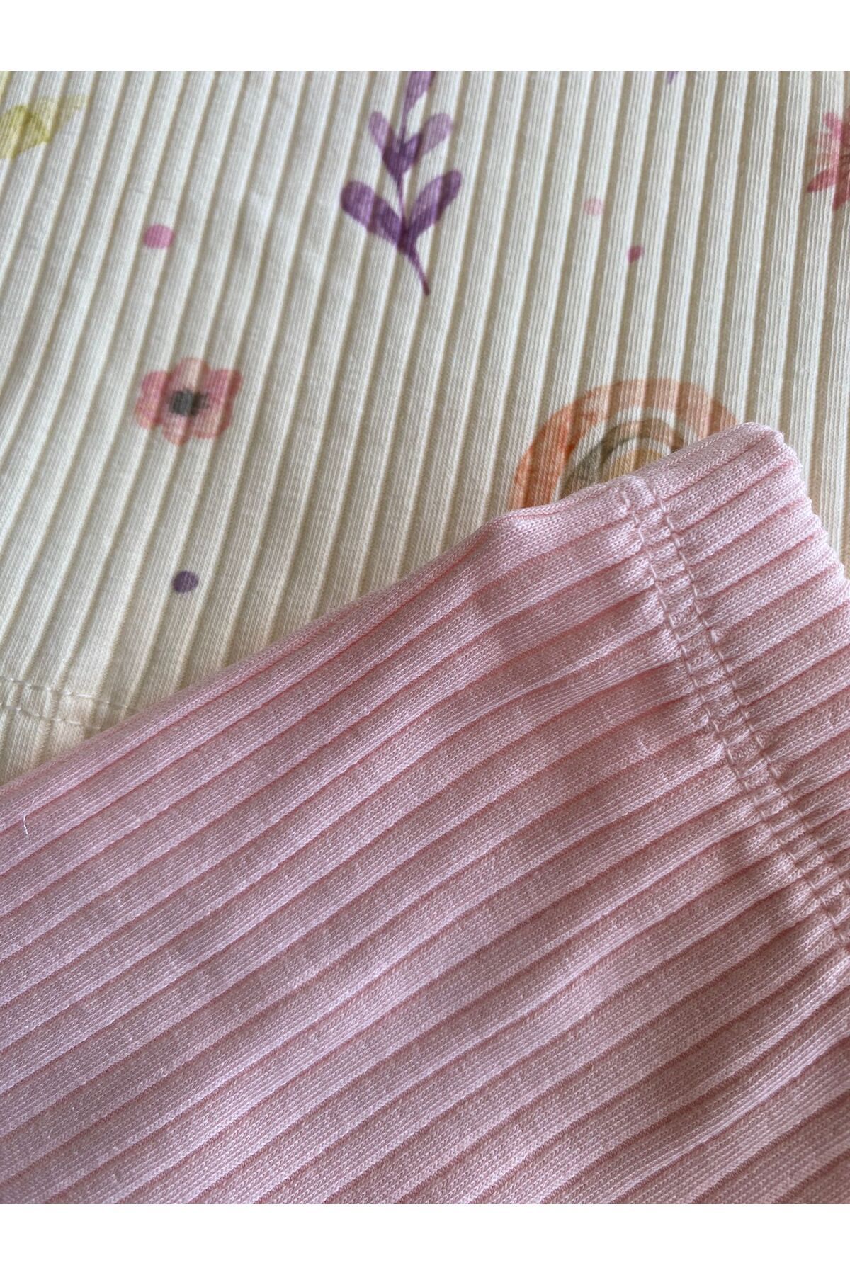 ست نوزادی دخترانه صورتی Melisa | MSB-2269 اورجینال - تصویر 3