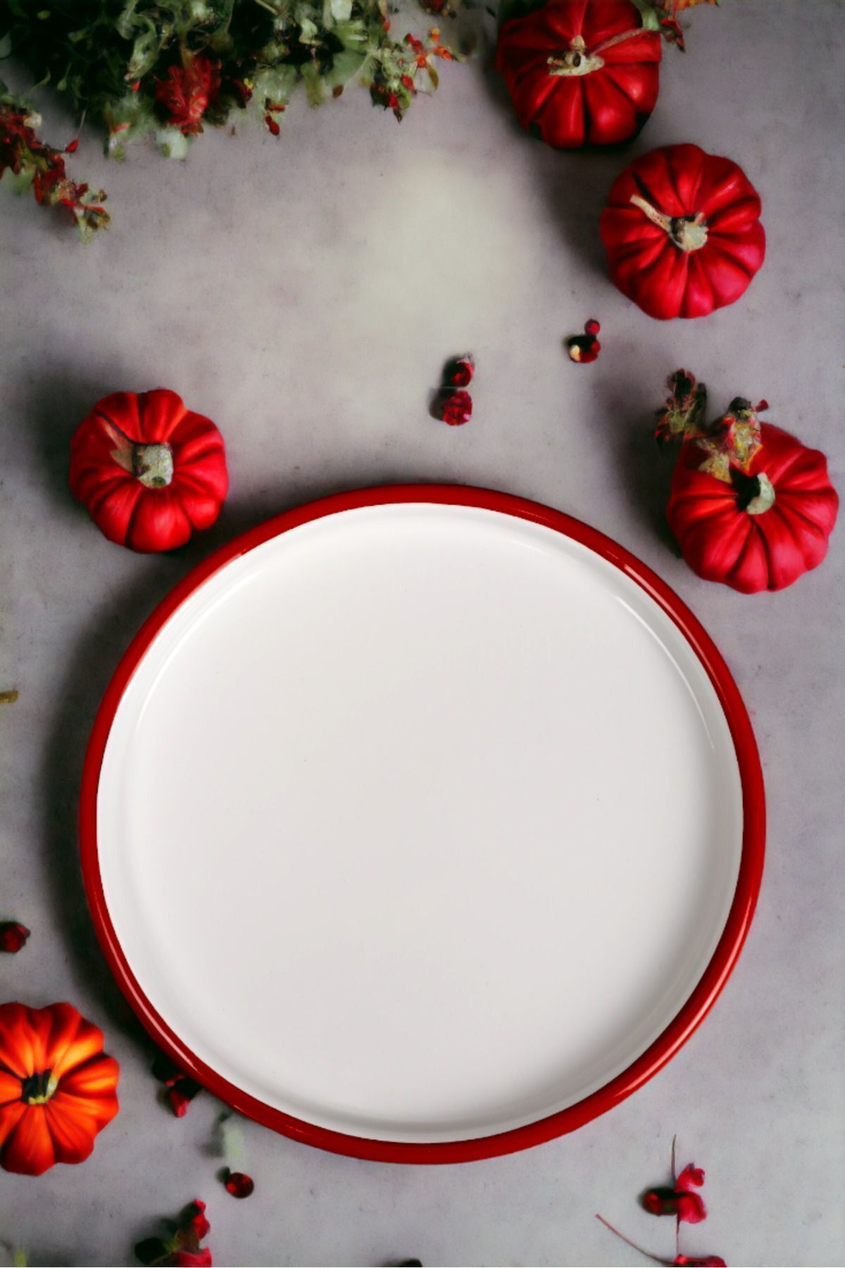 22 Cm Kahvaltı Tabağı Supla Pasta Tabağı Servis Tabağı Pizza Tepsisi