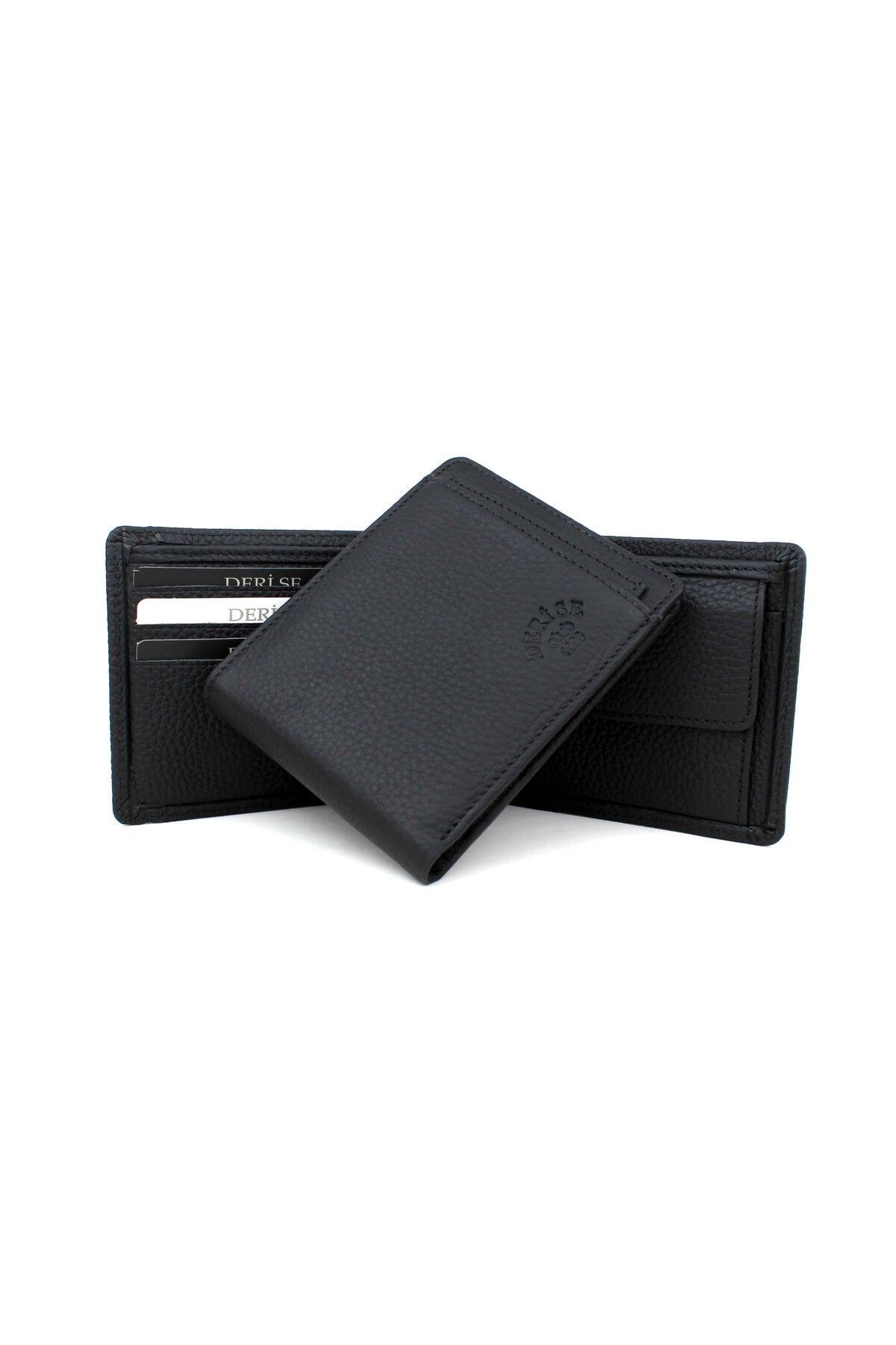 کیف پول مردانه دارنده کارت تلفن همراه چرمی واقعی deri,se club