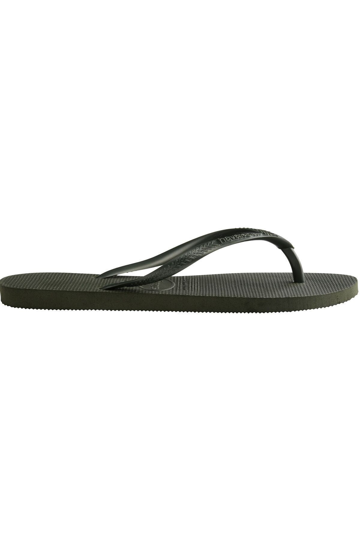 دمپایی سبز زنانه تیره باریک Havaianas
