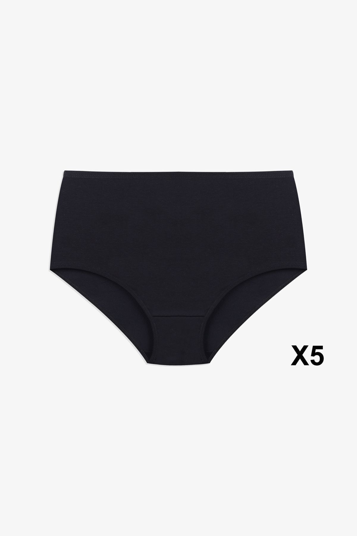 koza iç giyim-Γυναικείο σώβρακο 5 τεμαχίων Lycra Curve Plus Size Oversize Extra ψηλόμεσο 2