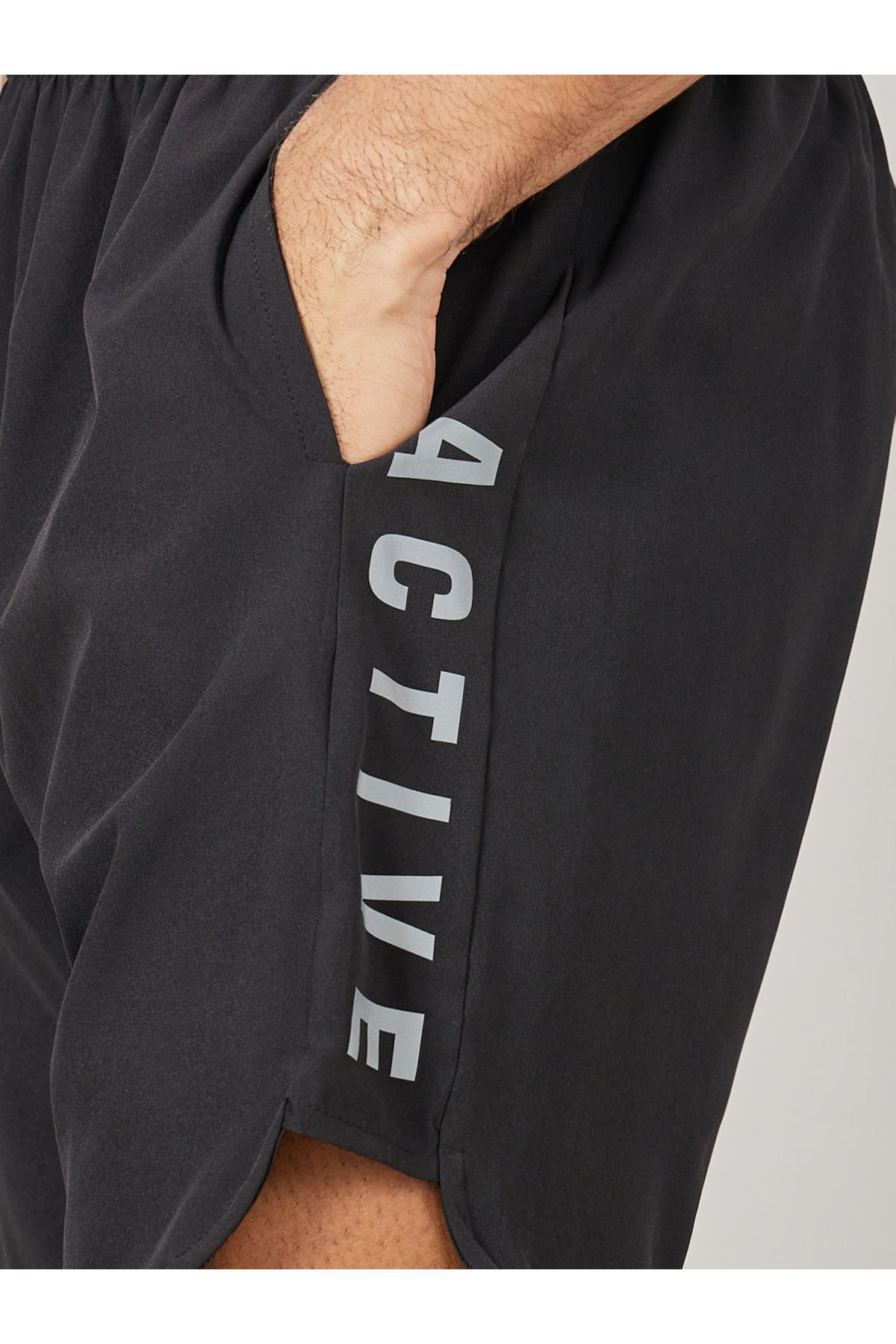 Styli-Training Shorts with Side Active Print Panel 3