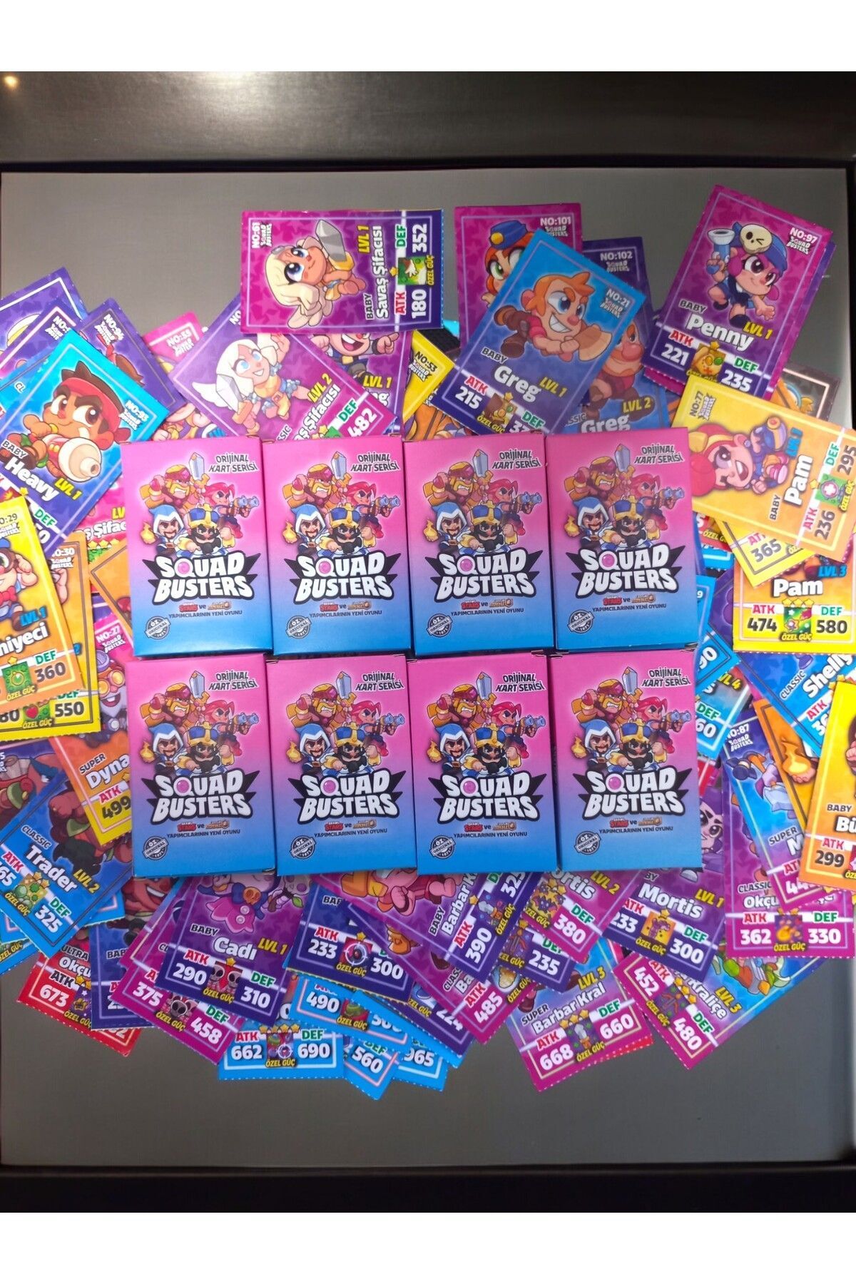 Redro Home-Squad Busters Colossal - 24 Mini Boxes, Total 240 Game Cards 4