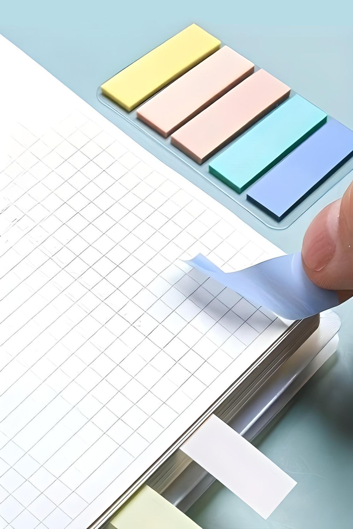 Siriderya-100 Transparent and Writable Sticky Notes Index - 1 Pack 4