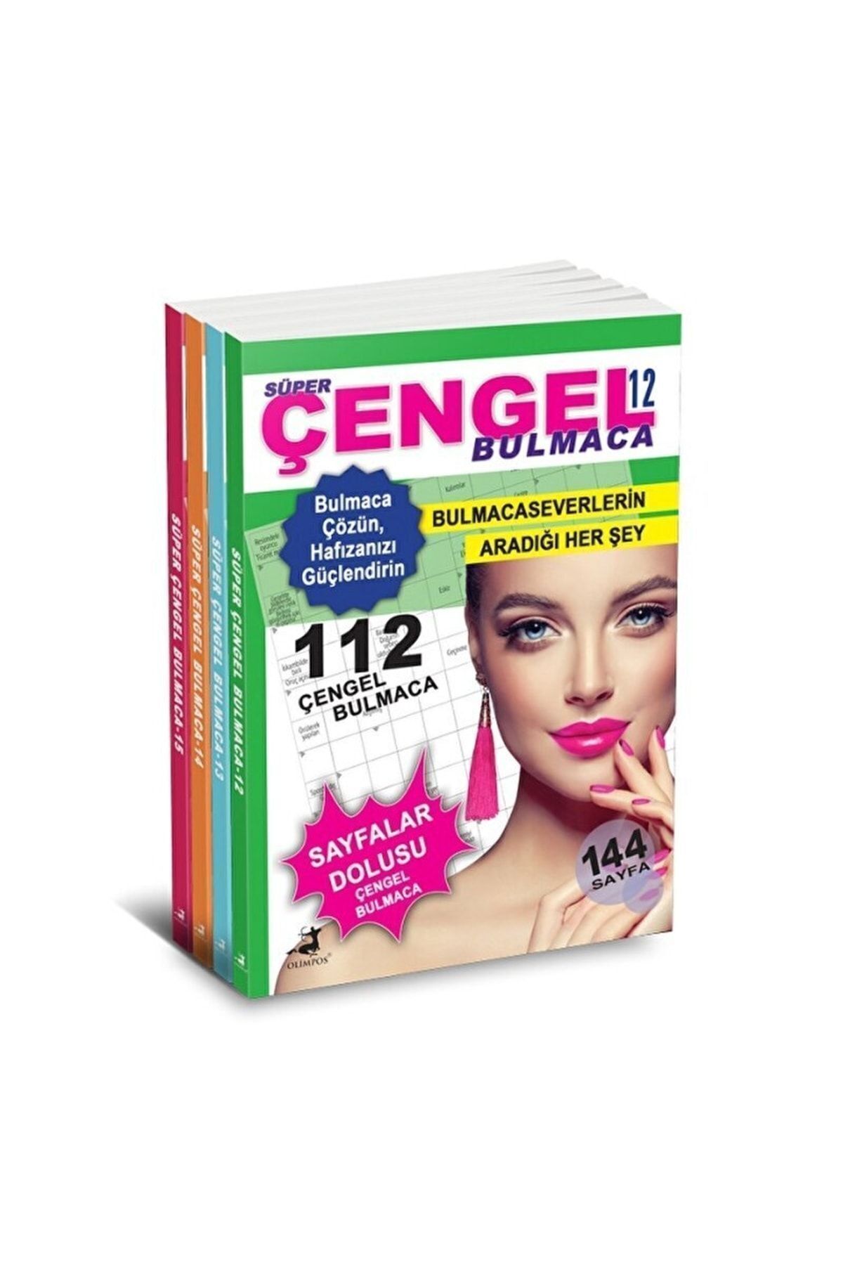Olimpos Yayınları Süper Çengel Bulmaca 4 Kitap Set / Kolektif