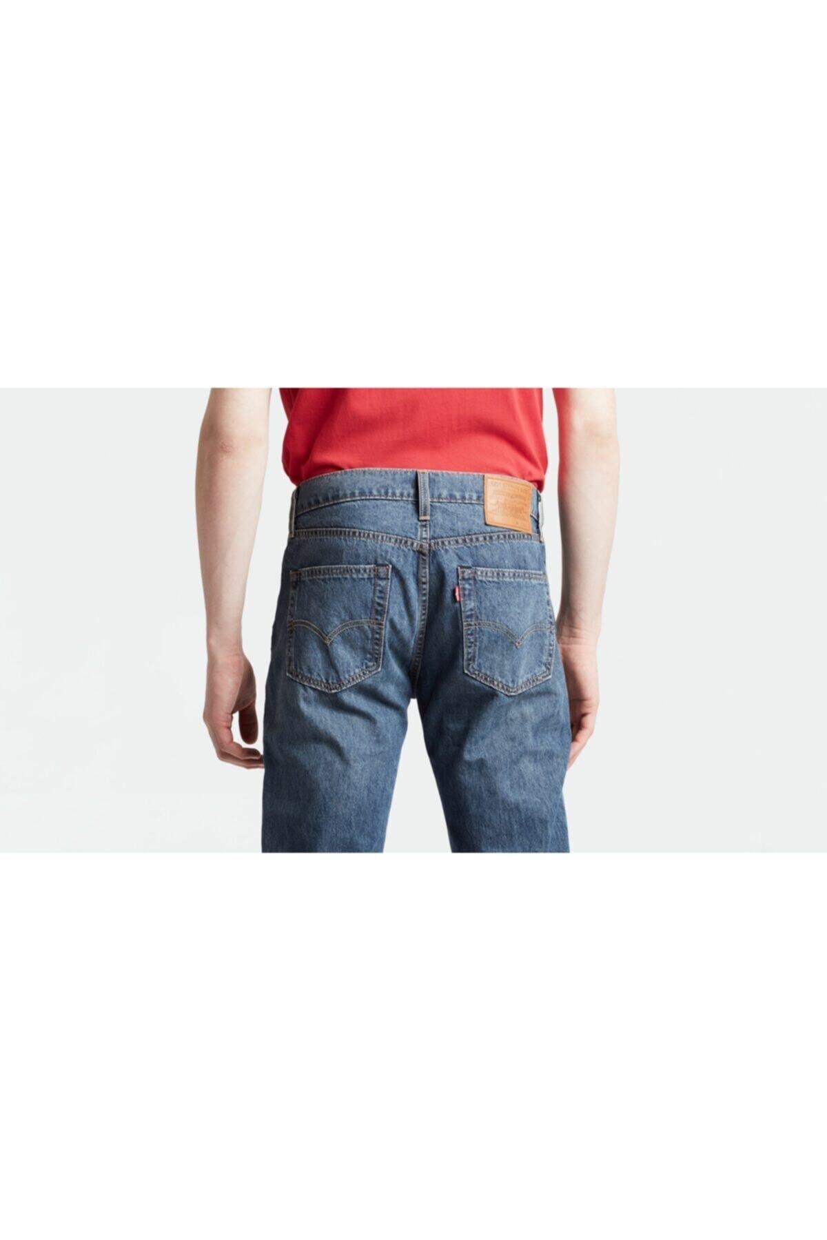 شلوار جین لیوایز مردانه جین آبی Big size/سایز بزرگ  Straight/استریج فاق نرمال     | Levi's 451137230 TR - تصویر 4