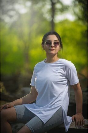 Beyaz Oversize T-shirt 54ert6765r