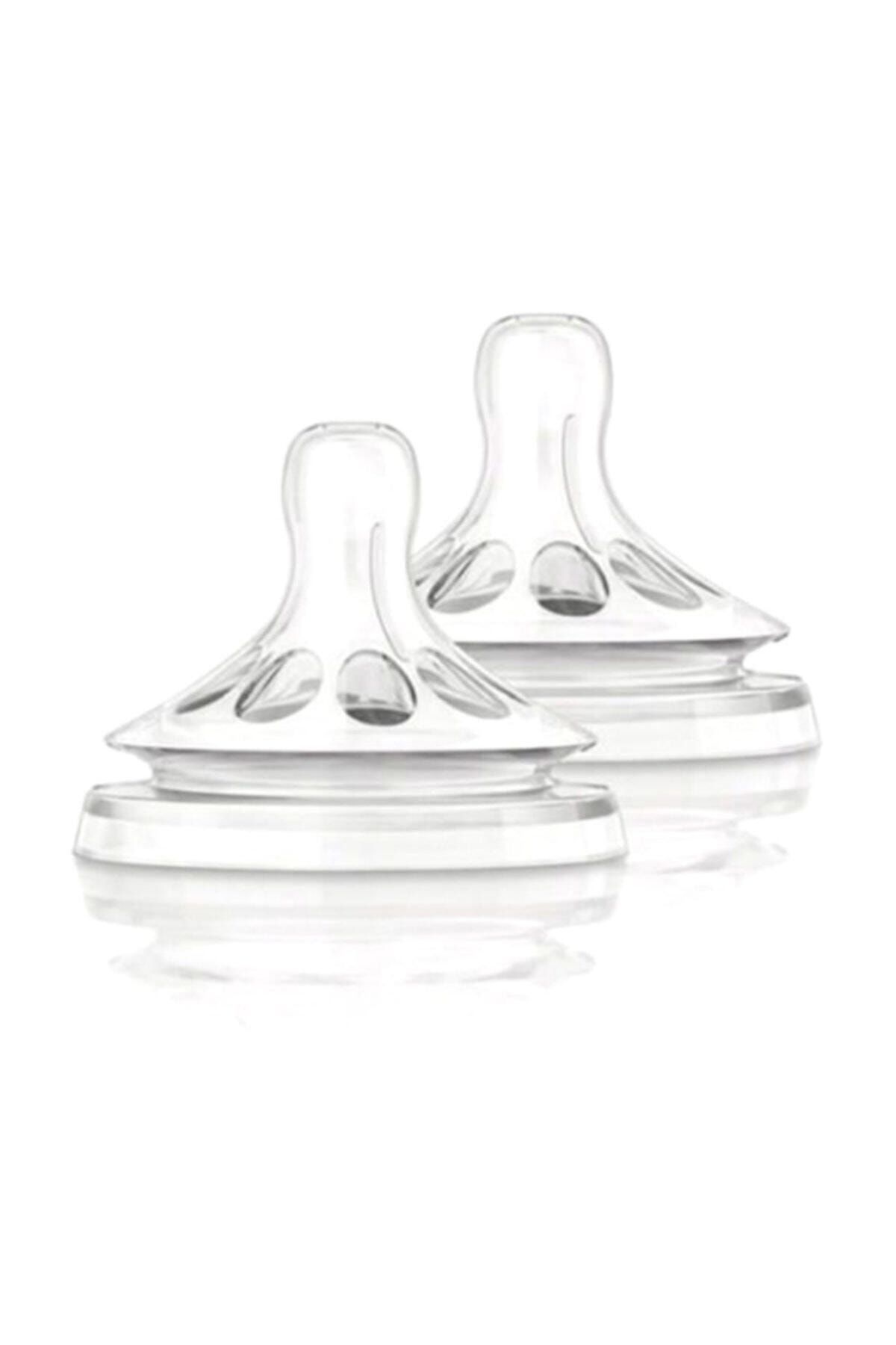 Philips Avent Avent Natural Biberon Emziği Silikon Akış Ayarlı 2 Li (3 Ay+)