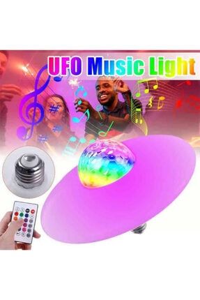 Akıllı Ufo Bluetooth Kristal Top Led Ampul Uzaktan Kumanda 48w Rgb UP0000238
