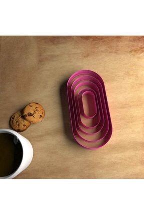 Polimer Kil kurabiye Kalıbı Çoklu Set/ Oval #2