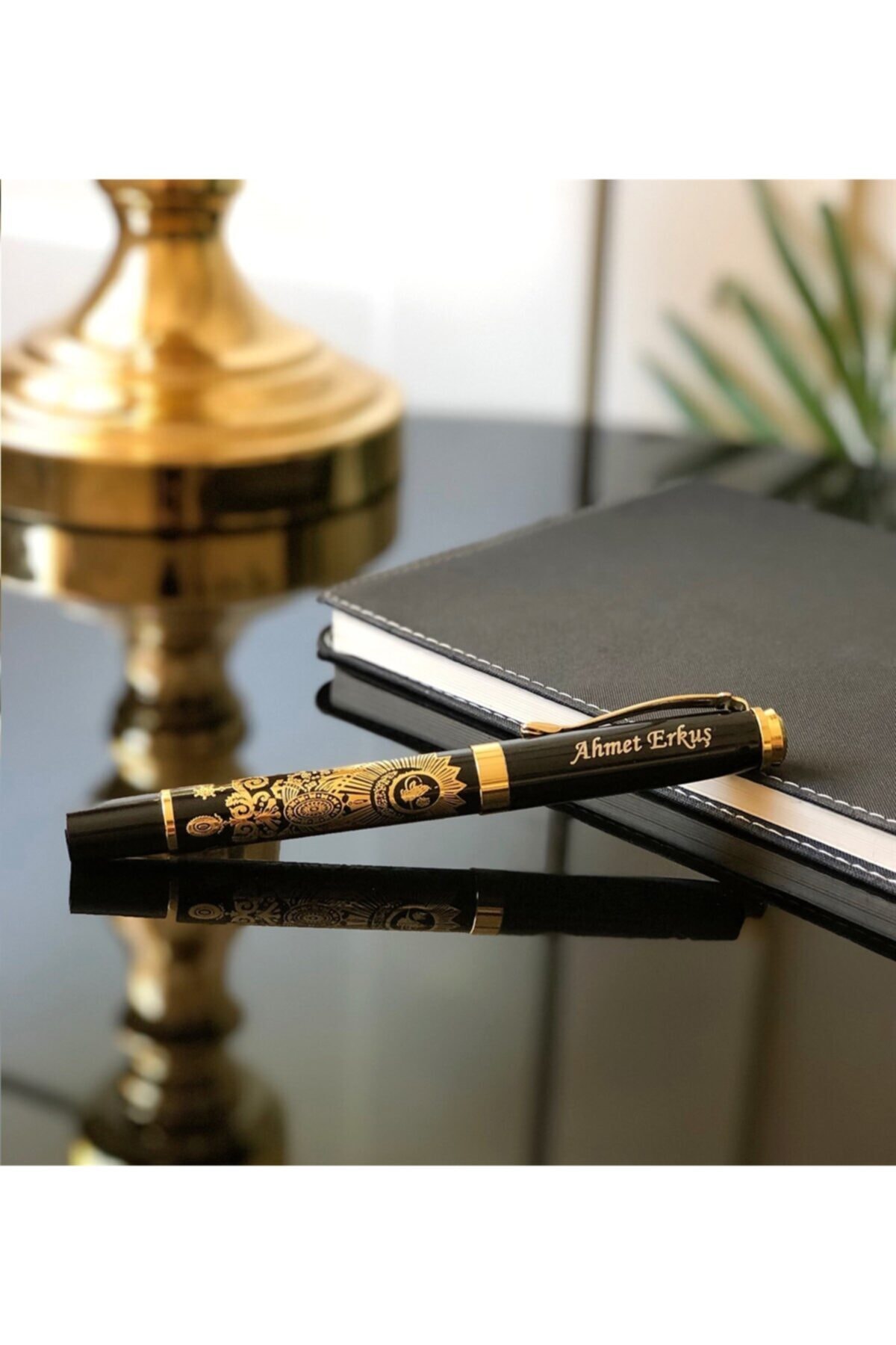 Personalized Gold Embossed Ottoman Tugral Pen