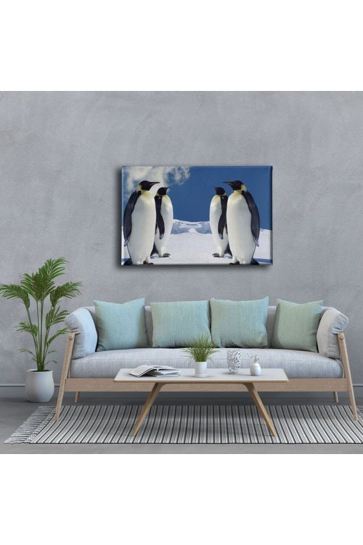 Desenlio-Penguin Canvas Painting 3
