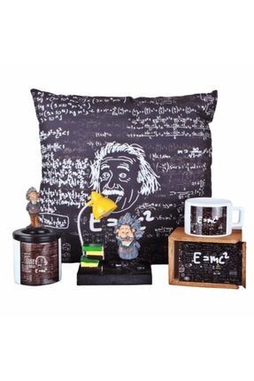 Einstein Lamba Einstein Büyük Yastık Kutulu Kupa Einstein Kalemlik HPKT1579