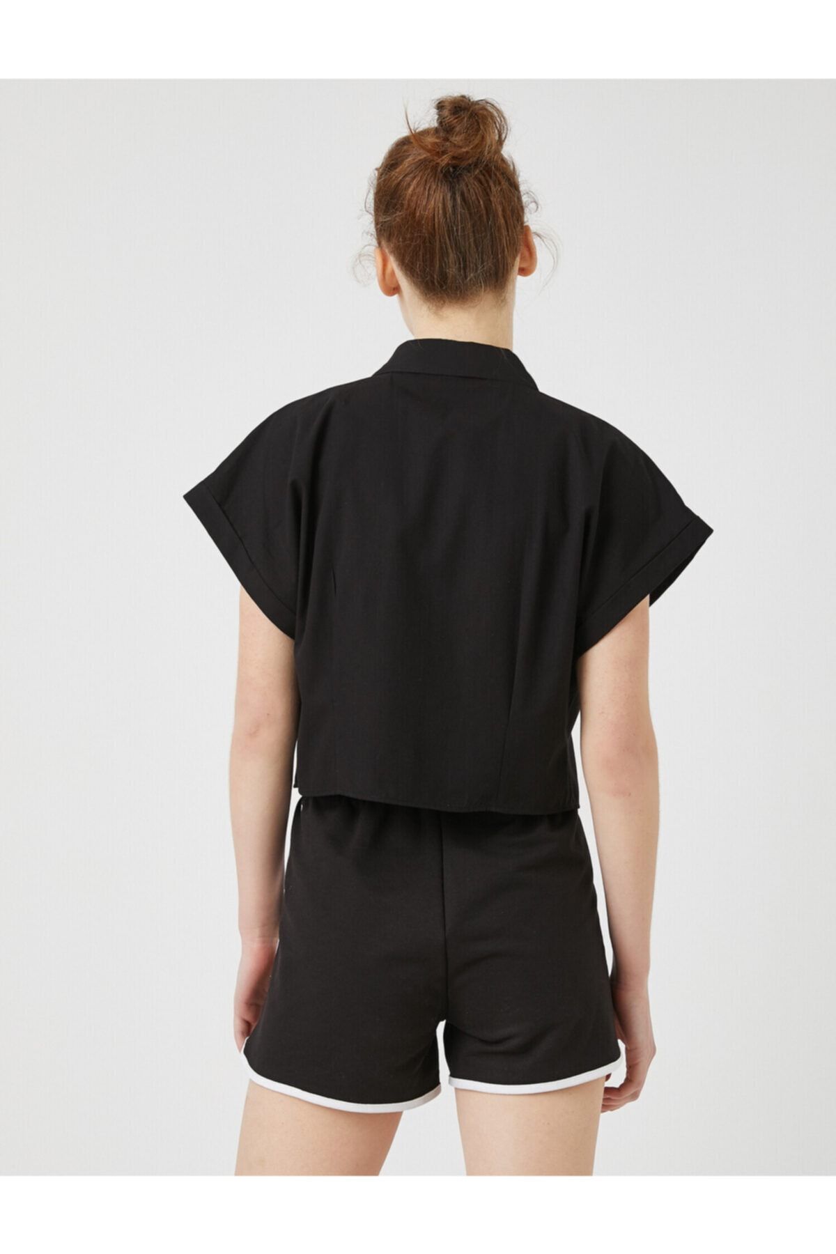 Koton Hemd Schwarz Regular Fit Fast ausverkauft NA8384