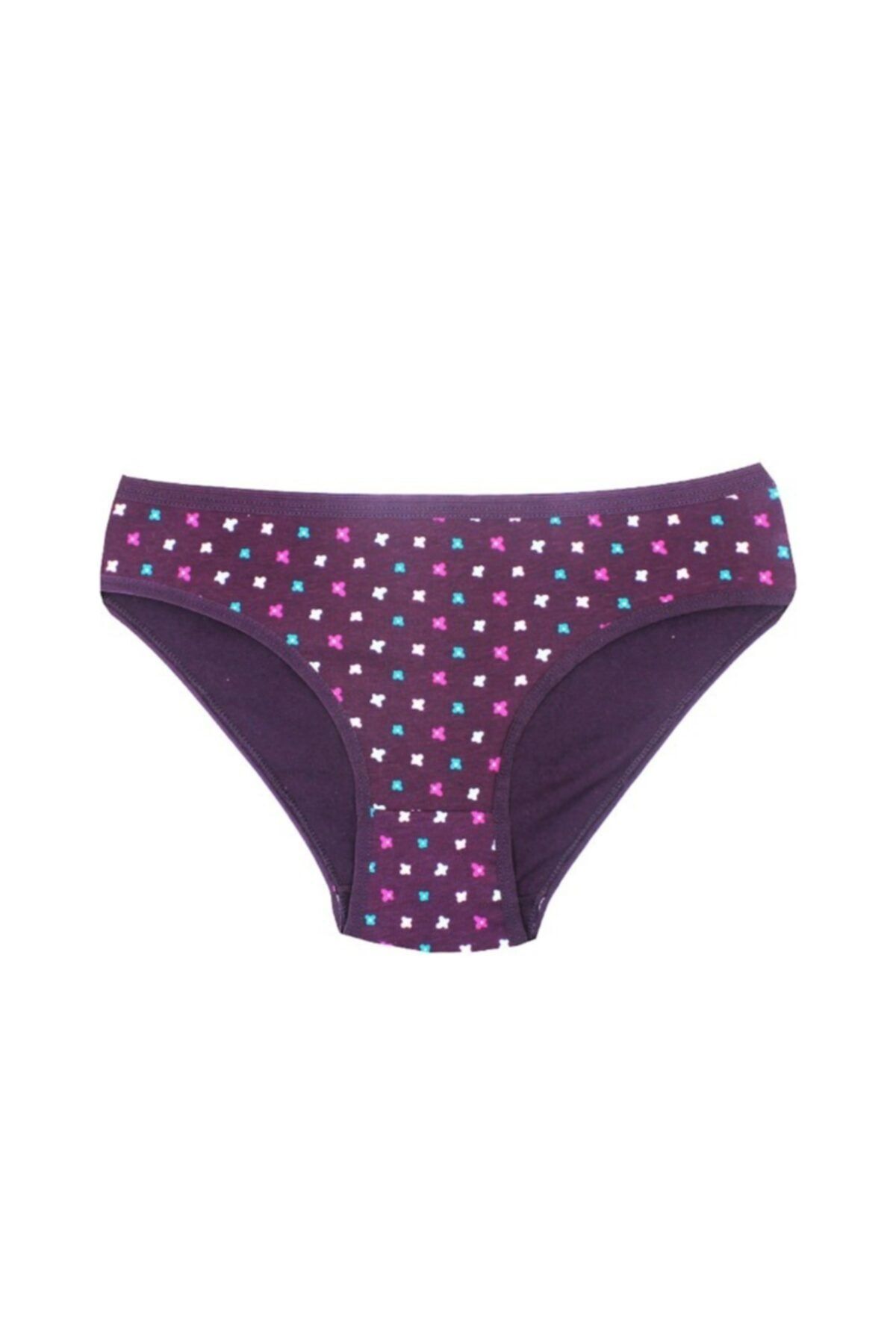 Katmirra-Set of 5 Young Girls Mixed Color Patterned Panties 4