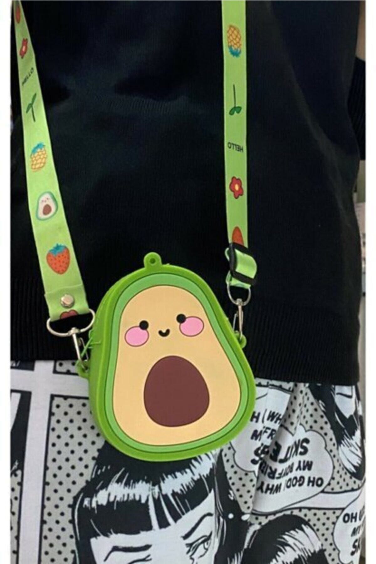 Cartoon avocado sales crossbody bag