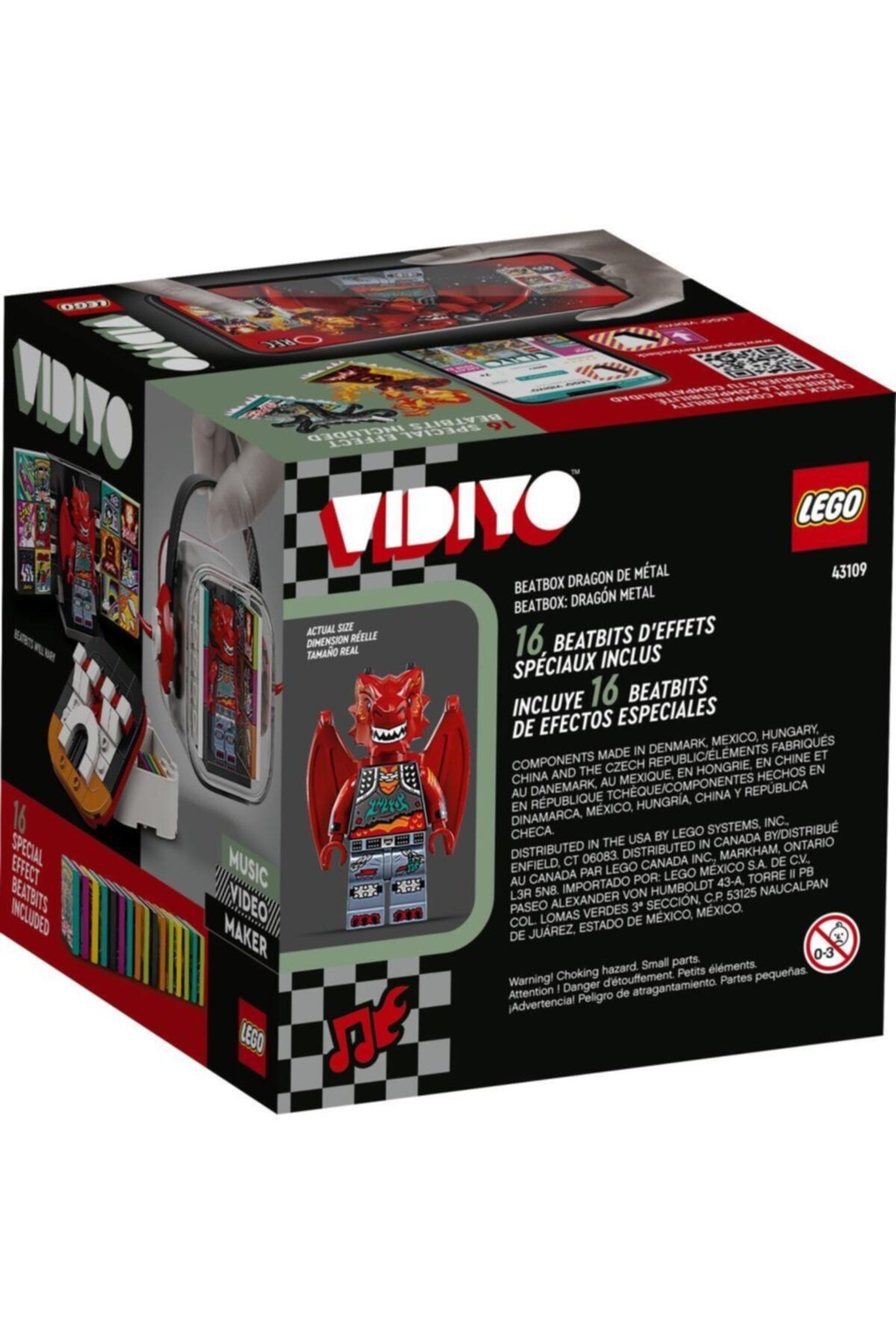 LEGO-43109 Video™ Metal Dragon Beatbox 2