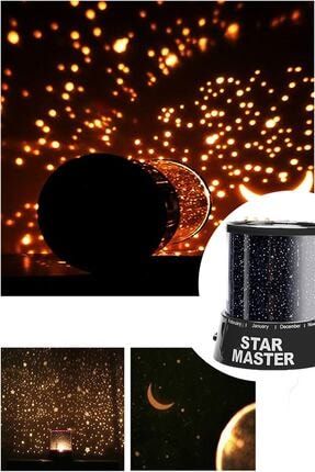 Star Master Yıldız Projektörü Gece Lambası Duvar Aydınlatma - Siyah AASMYPGLDAS