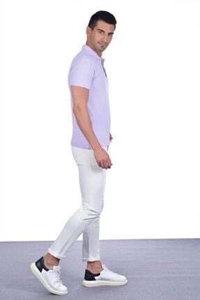 Slim Fit Spor Pantolon Beyaz S001-PNS21009 009