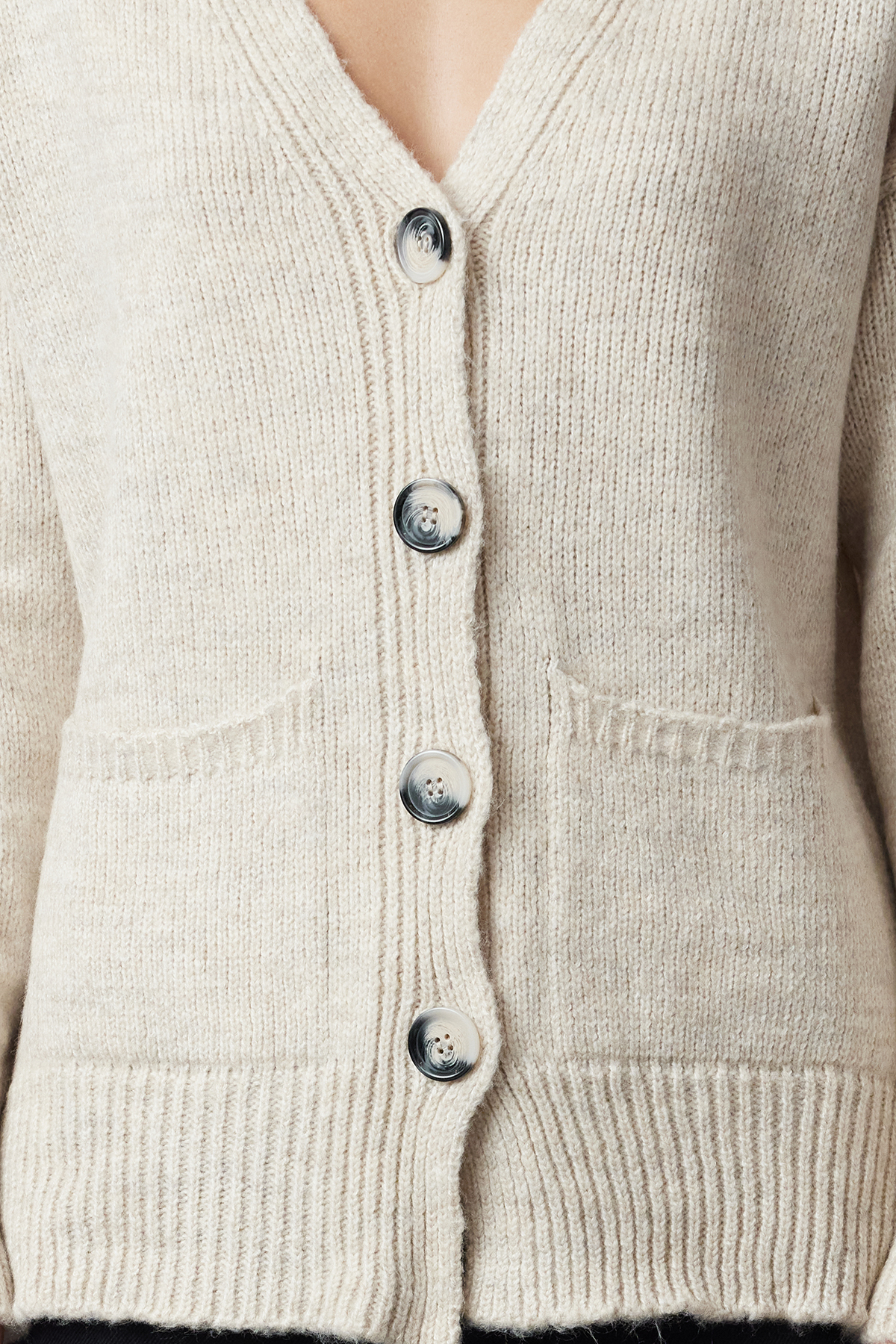 Trendyol Collection Kamienny sweterek z miękkiej teksturowanej dzianiny TWOAW20HI0213