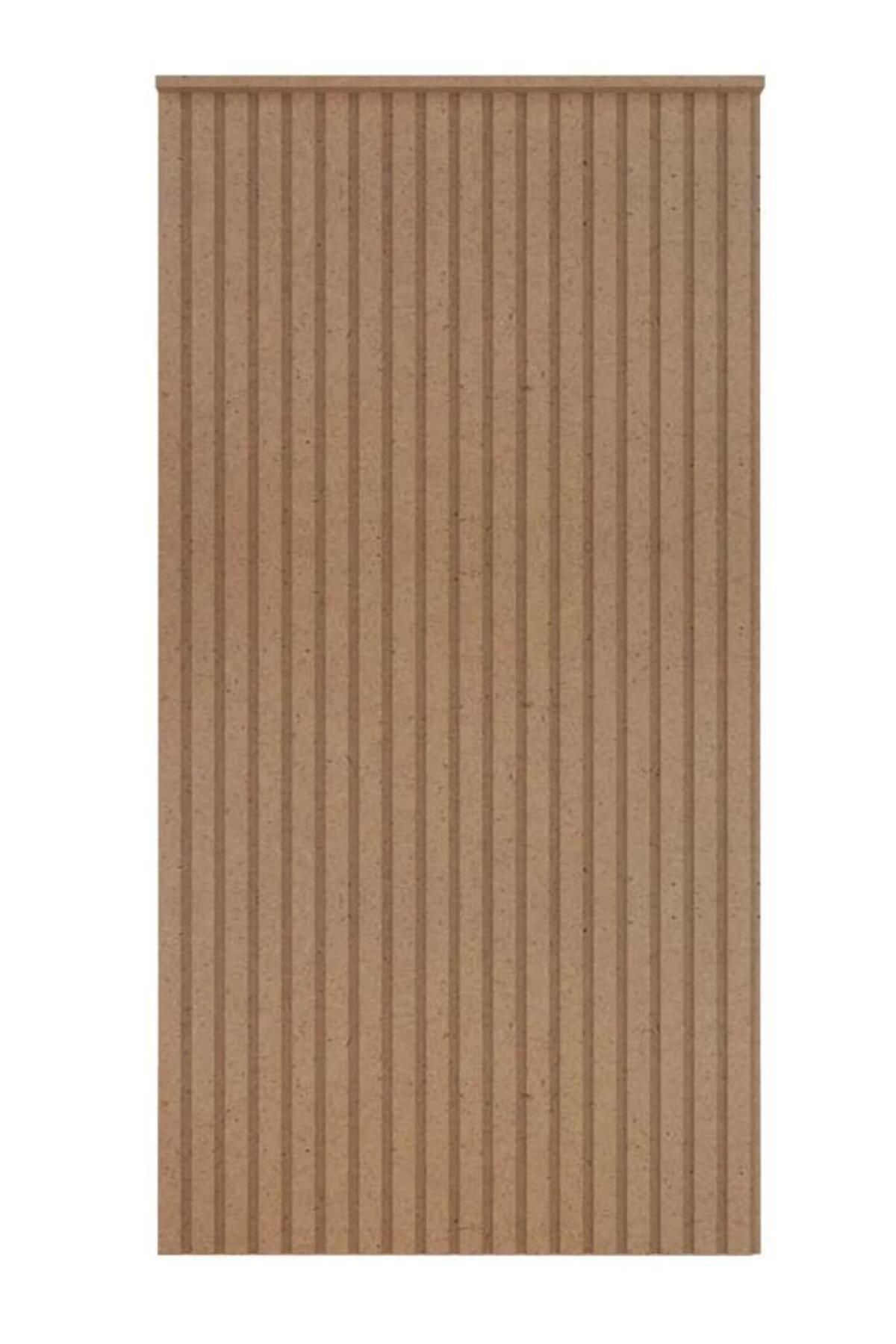 54x102 (1 ADET)sidney Sütun Model Mdf Duvar Paneli Ham Ahşap Boyanabilir Koridor Mutfak Ham Mdf