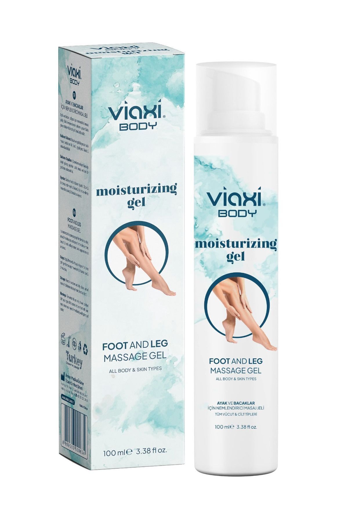Viaxi-100 ml Relaxing Gel - For Legs 1