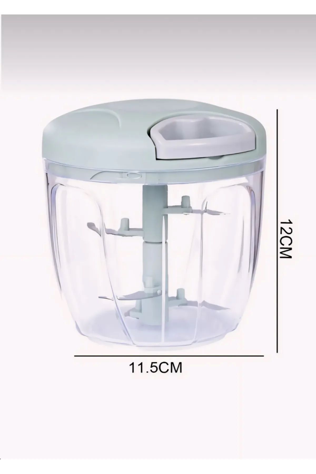 Global Ersat-Large Size Practical Chopper with 5 Blades and String Hand Rondosu - 1000 ml 5