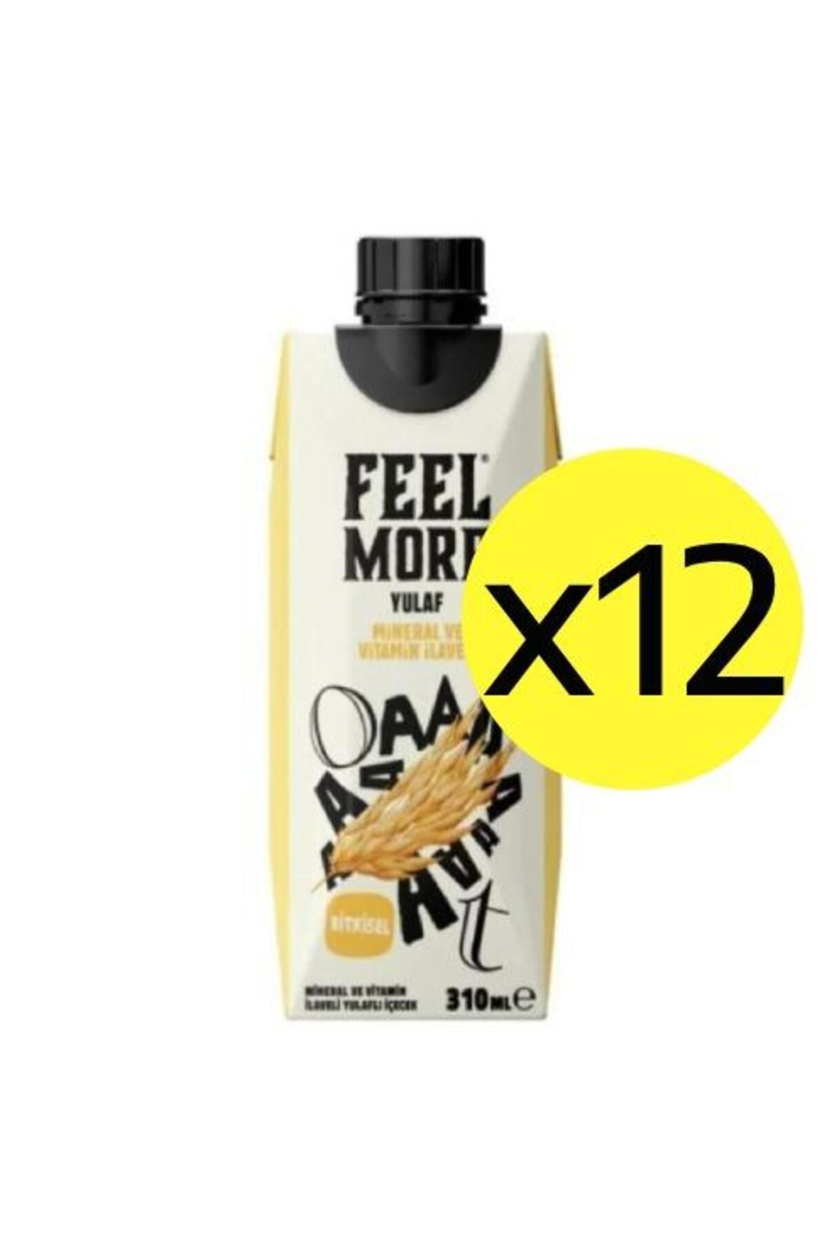 Dimes Feel More Yulaflı Süt 310 ml X 12 Adet