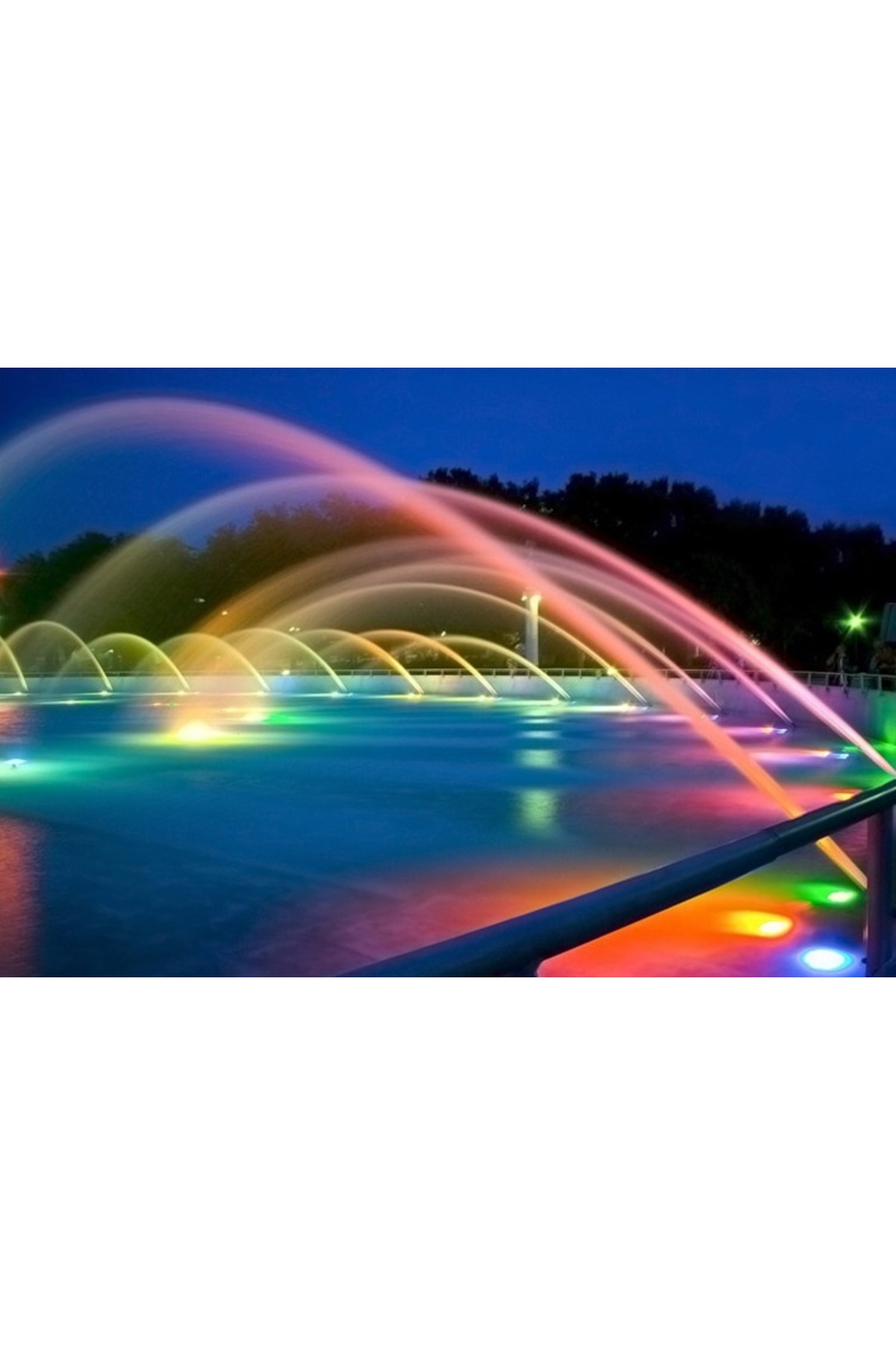 Mega Pool Joker Model Sıva Altı Rgb Işık Led ( Osram ) 4 Kablolu Havuz Lambası-joker Led Lights 4