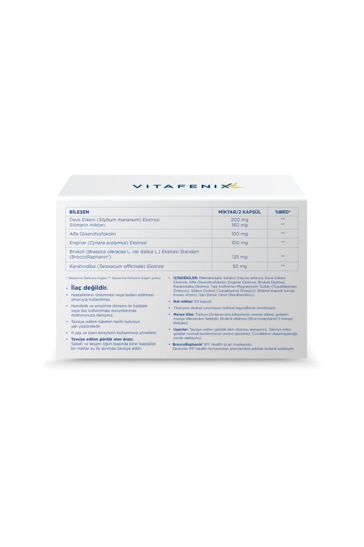 Vitafenix-Food Supplement with Brokolive Broccoli Extract and Plant Extracts VTFNX_BROKOLIVE 2