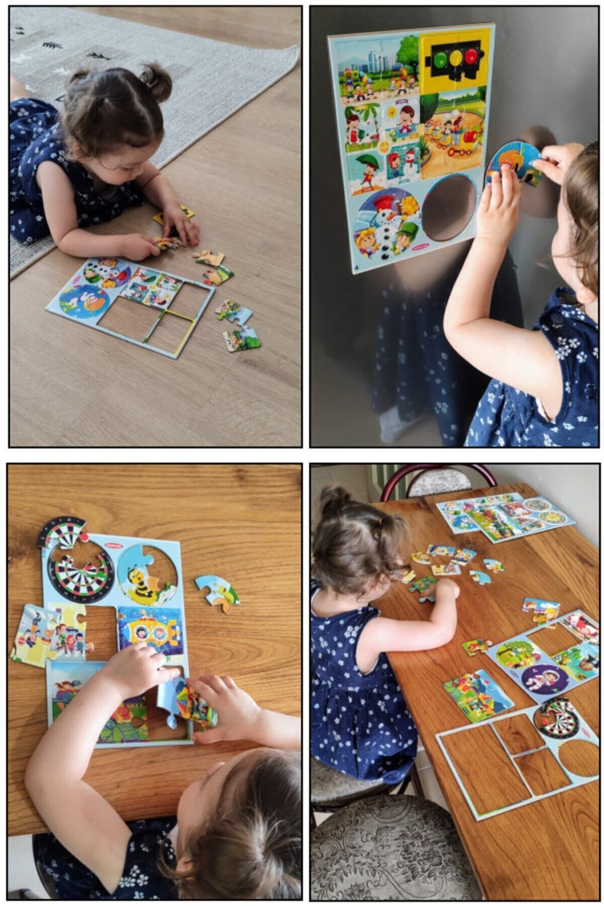 Schmülzer 2'li Set Baby Puzzle - Yapboz Mıknatıslı Eğitici Montessori Hediye Oyuncak - 11 Görsel 34 Parça fotoğrafı 2 (önizleme)