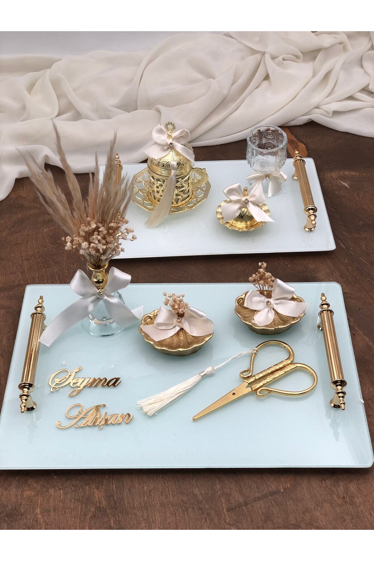 Masalsı Concept İsteme Tepsisi Nişan Tepsisi Damat Fincanı Damat Kahvesi