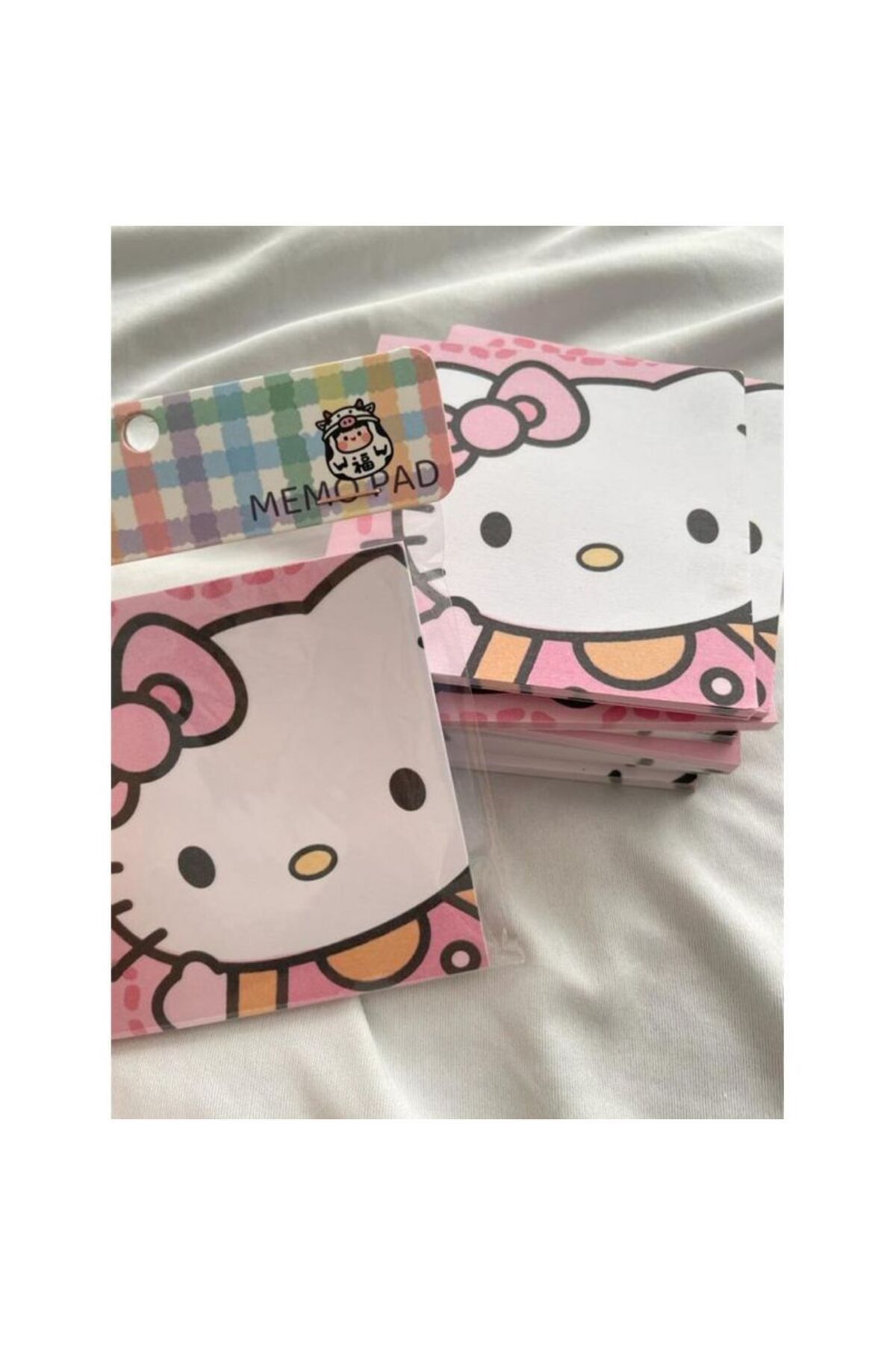 synshop Sanrio Hello Kitty Y2k Kpop - Foaie De Note Cu 50 De Blocuri, Design Drăguț De Pisici - Mărime unică