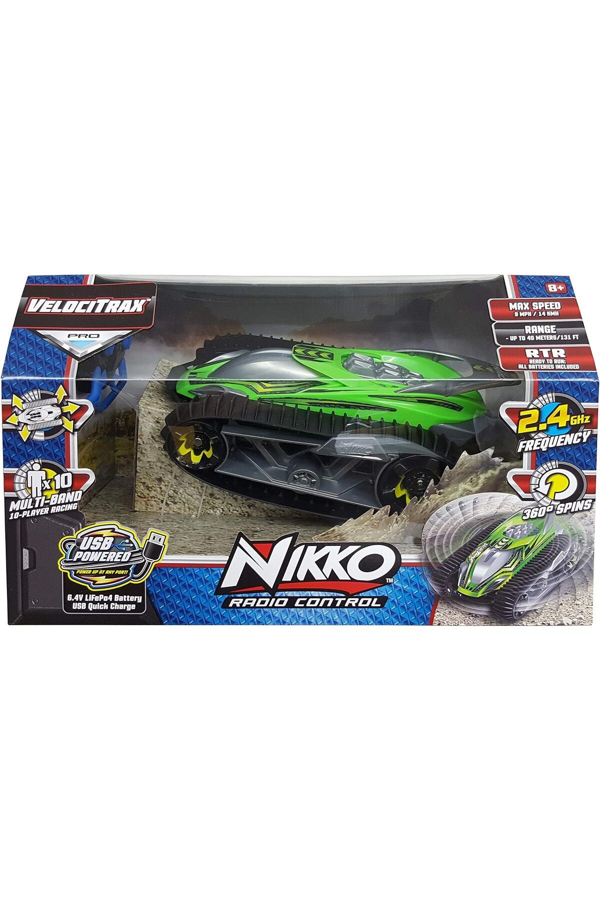 Nikko-R/C VELOCITRAX™, assorted colors (green, orange)… 4