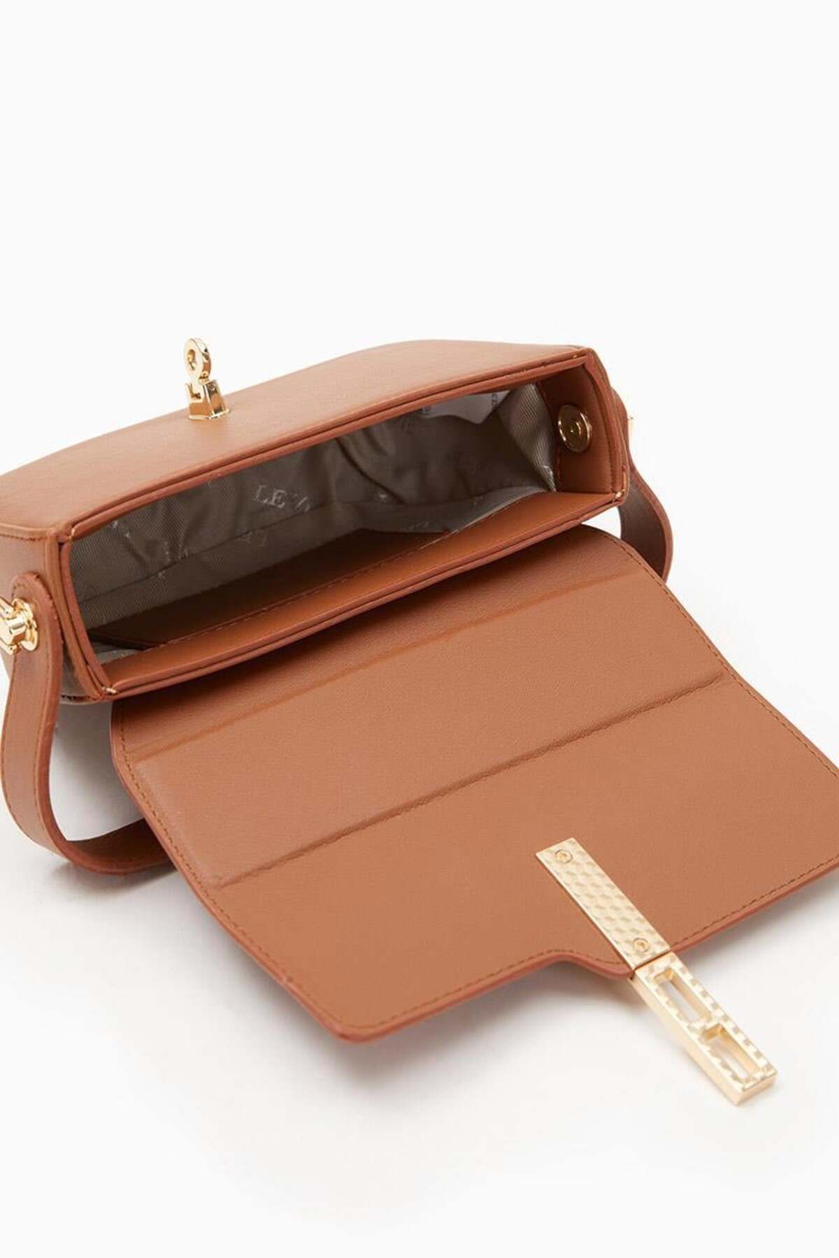 Levidor-Tan Lockable Handbag 3