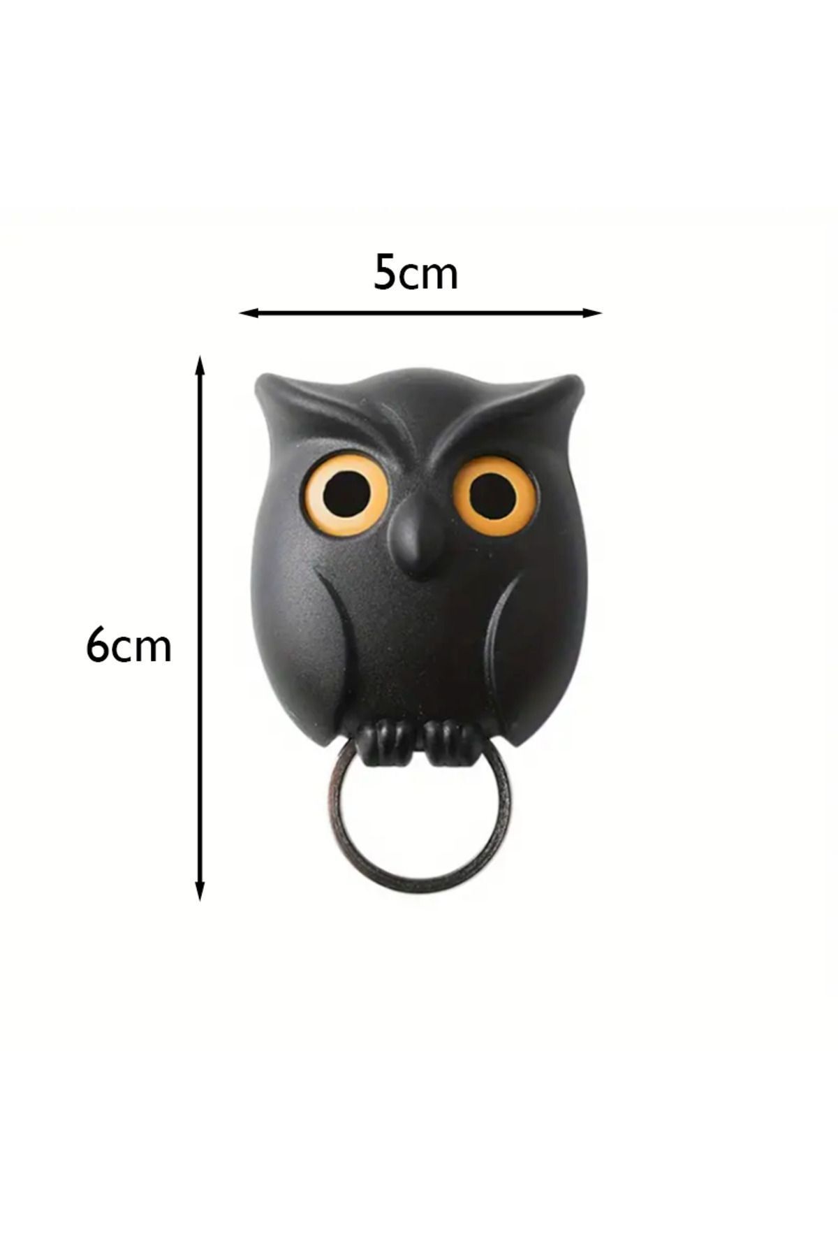 UrbanCove Co-Modern Owl with Hanger - Keychain holder, Easy Installation, Suitable for Key and Small Items 2