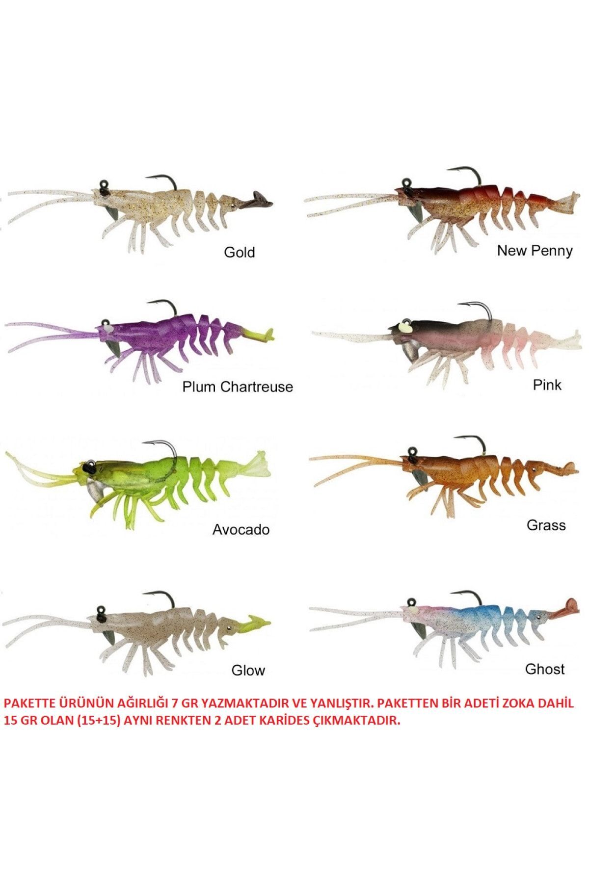3d Shrimp Rtf 9cm 15gr Silicone Shrimp Feed 2pcs