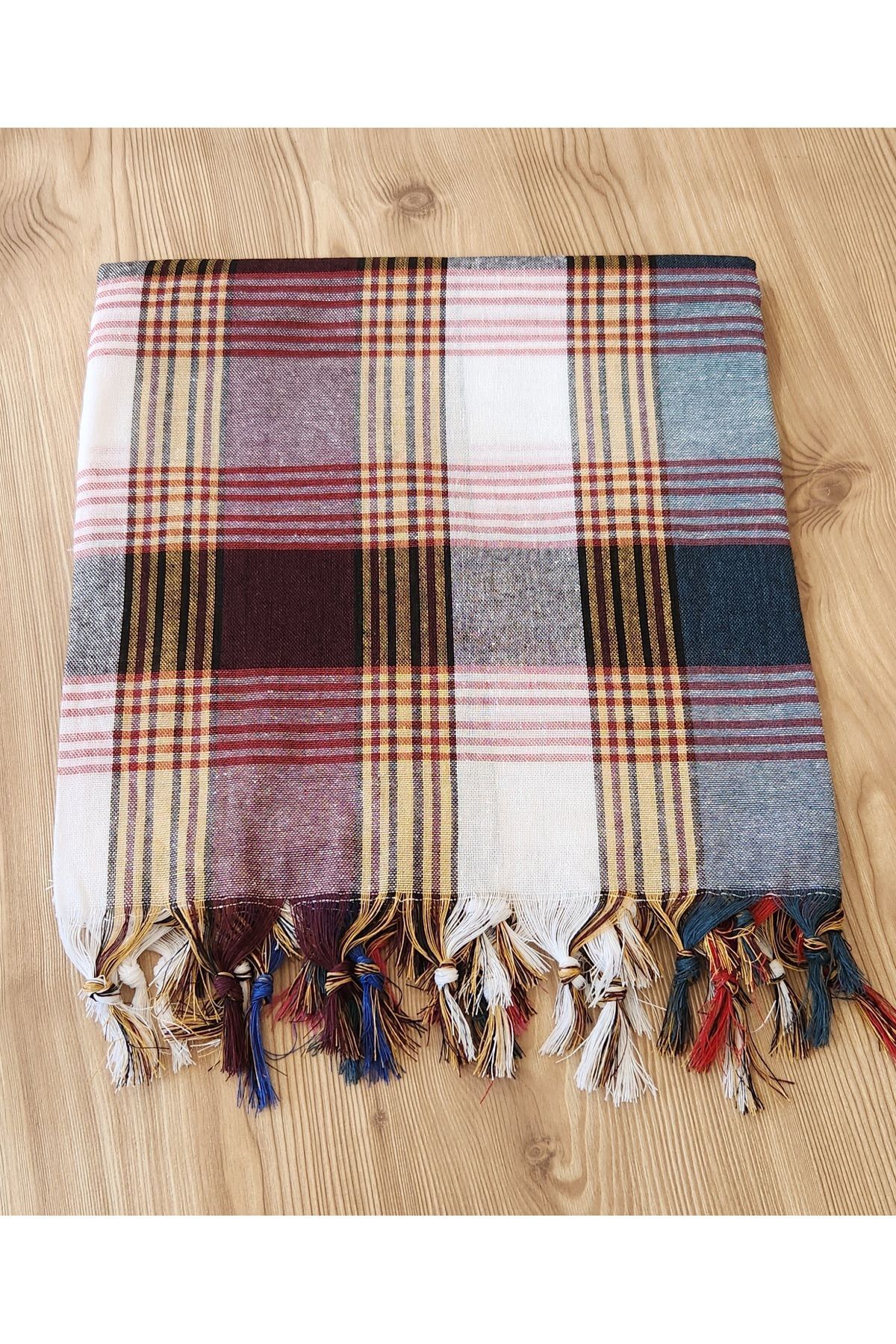 İsmail Gürel-170x170 Cm Multi-Purpose Tableware Cloth and Picnic Cloth - Mixed Color 3