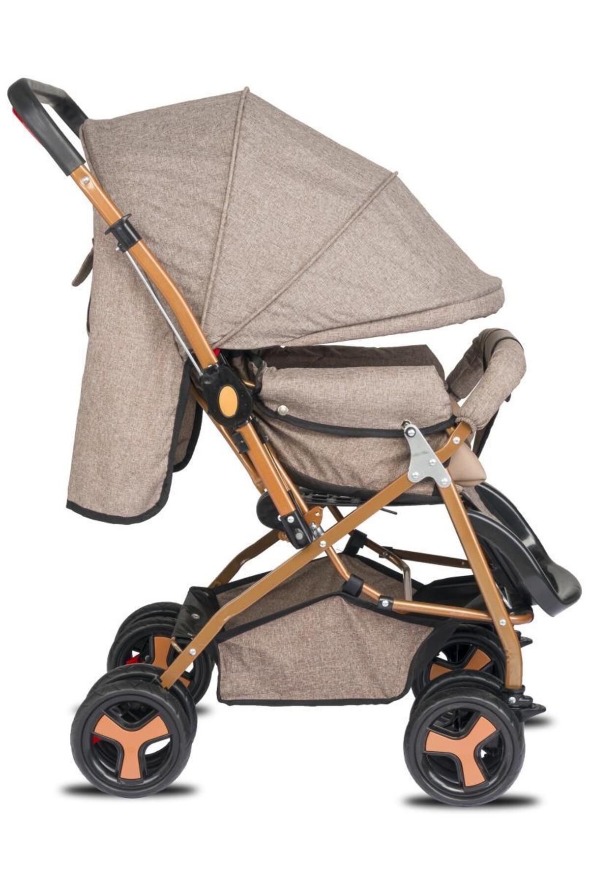 Tommybaby Classic Travel Çift Yönlü Bebek Arabası Tam Yatarlı Puset fotoğrafı 3 (önizleme)